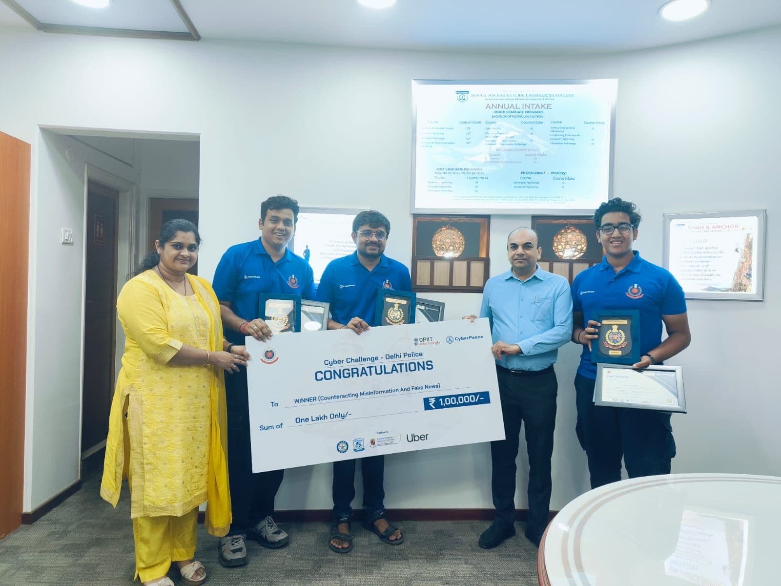 Victorious at Cyber Challenge Delhi Police 2025